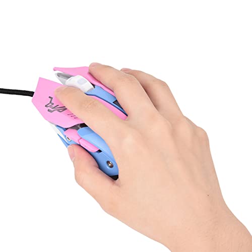 Ergonomische Kabelgebundene Gaming-Maus, 3200 DPI, Rosa ABS-Material mit LED-Beleuchtung für Profi-Gamer und High-End-Spieler, Kompatibel mit und Mac Bild 3