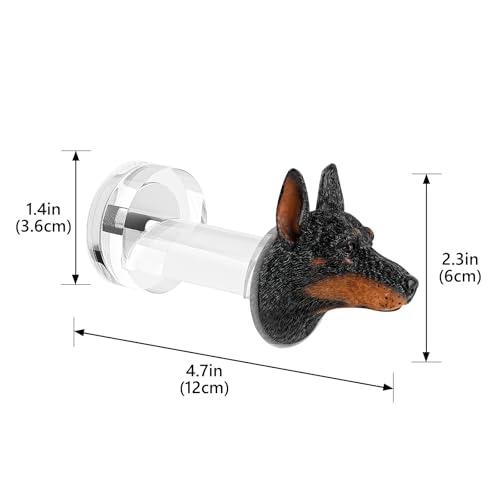 Geekria Acryl Magnetisches Headset-Halterung mit Hundekopf-Design, Gaming-Headset-Ständer für Over-/On-Ear, Magnet-Montage für PC-Gehäuse, Metallflächen, Schreibtisch-Setup Bild 2
