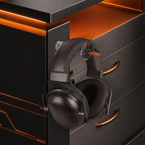 Geekria Acryl Magnetisches Headset-Halterung mit Hundekopf-Design, Gaming-Headset-Ständer für Over-/On-Ear, Magnet-Montage für PC-Gehäuse, Metallflächen, Schreibtisch-Setup Bild 5