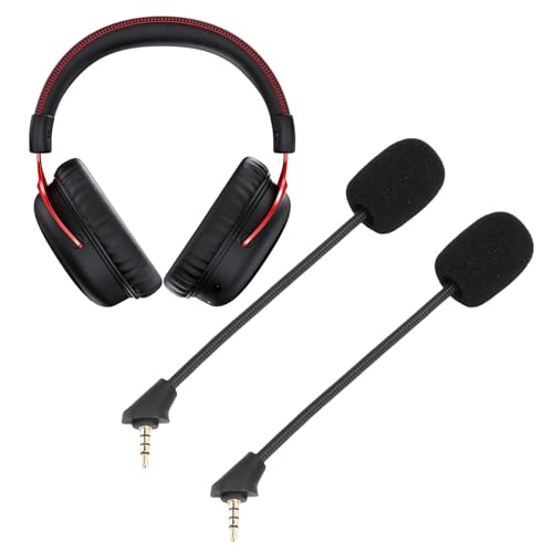 Annadue Ersatzmikrofon für Cloud, 2 Stück, Abnehmbarer 3,5-mm-Mikrofongalgen mit Geräuschunterdrückung, Ersatzteile für Gaming-Headset-Mikrofone, Kabelgebundenes Headset-Mikrofon für PC, Bild 3