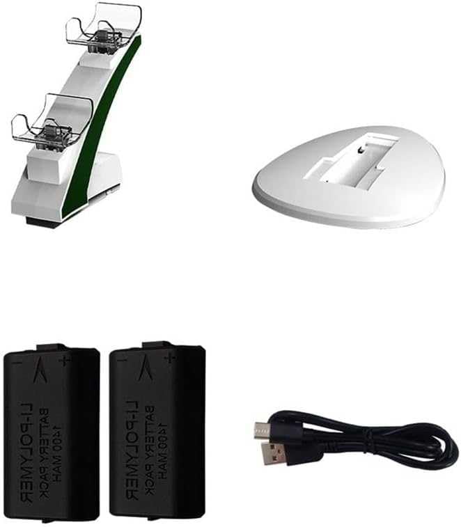 Dual Controller Charger Dock - Schnellladeständer für Gamecontroller und Zubehör, effiziente Powerstation, kompatibel mit mehreren Systemen Bild 2