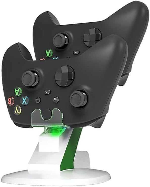 Dual Controller Charger Dock - Schnellladeständer für Gamecontroller und Zubehör, effiziente Powerstation, kompatibel mit mehreren Systemen Bild 4