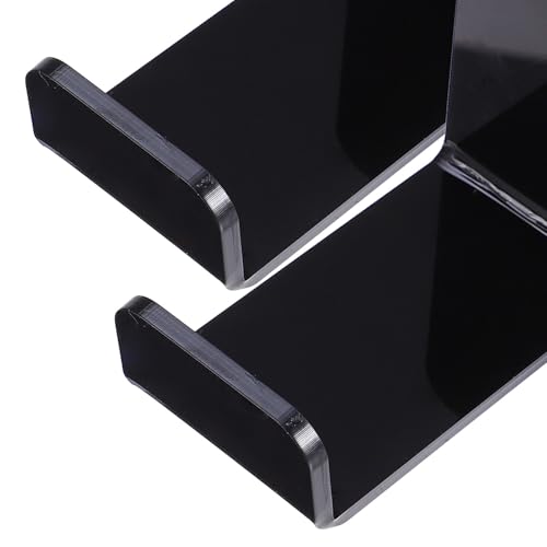 2 Stück Kopfhörerhaken aus Acryl Headset Halterung für Gaming Headset Platzsparend Einfach zu Bewegen für Zuhause und Cybercafé Bild 4