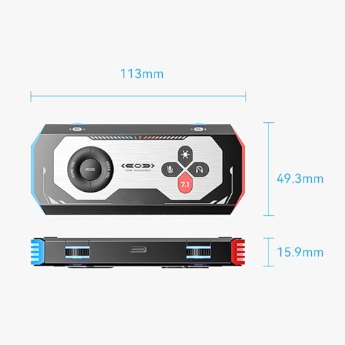 Externe USB-Soundkarte mit 3,5-mm-Headset-Anschluss, sofortiges Plug-and-Play-Operationen für Reisen/klare externe USB-Gaming-Karte Bild 3