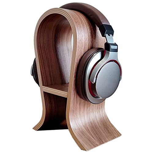 MRKU Kopfhörerständer aus Holz, für Schreibtisch, Gaming, rutschfest, Kratzfest Bild 1