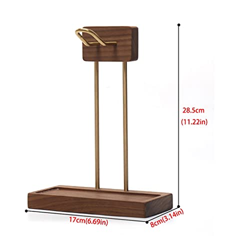 MRKU Kopfhörerständer, Headset-Haken, Tischaufsteller aus Holz, Zubehör für Spieletische Bild 2