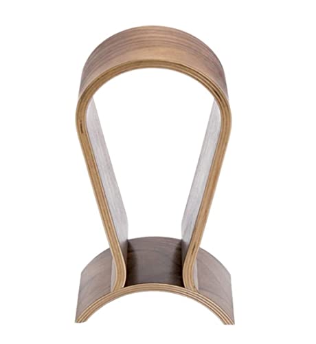 MRKU Kopfhörerständer aus Massivholz, Headset-Haken, Tischhalterung, Hängehalterung, Ablage für Kopfhörer Bild 1