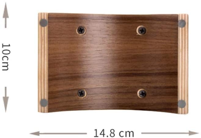 MRKU Kopfhörerständer aus Massivholz, Headset-Haken, Tischhalterung, Hängehalterung, Ablage für Kopfhörer Bild 3