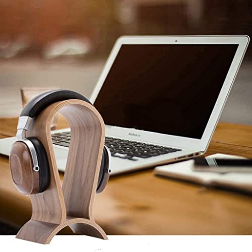 MRKU Kopfhörerständer aus Massivholz, Headset-Haken, Tischhalterung, Hängehalterung, Ablage für Kopfhörer Bild 5