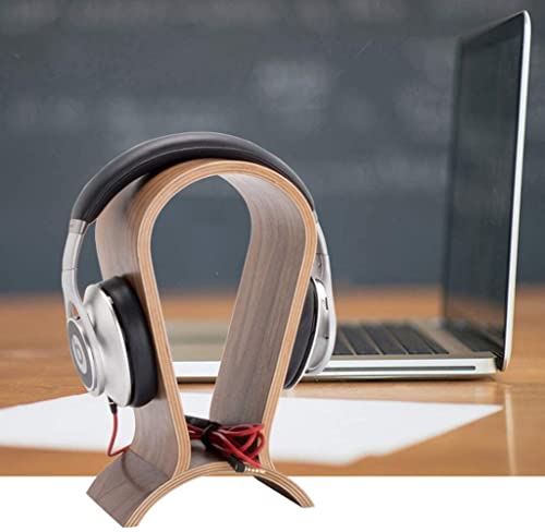 MRKU Kopfhörerständer aus Massivholz, Headset-Haken, Tischhalterung, Hängehalterung, Ablage für Kopfhörer Bild 6