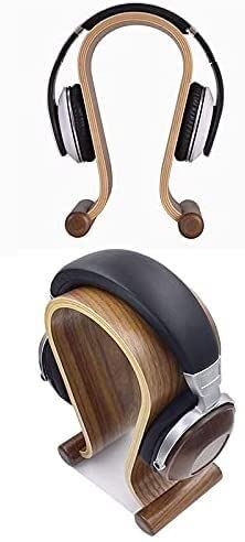 MRKU Kopfhörerständer aus Holz, universell einsetzbar für Gaming, Studio und Kopfhörer Bild 3
