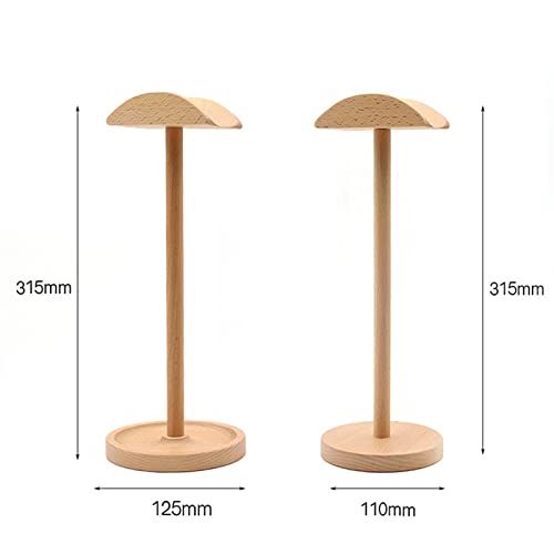 MRKU Kopfhörerständer, Headset-Haken, Halterung für Gaming-PCs, universelle Holzstütze, Flexible Kopfstütze, modische Halterung Bild 2