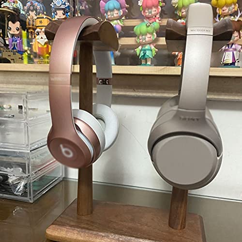 MRKU Kopfhörerständer, Headset-Haken, Tischaufhänger aus Holz, Zubehör für Binaural-Displays und Spieletische Bild 2