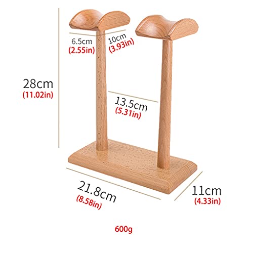 MRKU Kopfhörerständer, Headset-Haken, Tischaufhänger aus Holz, Zubehör für Binaural-Displays und Spieletische Bild 3