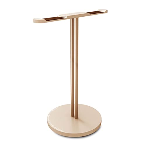 MRKU Kopfhörerständer mit Haken, Tischhalterung aus Aluminium für Zwei Kopfhörer, inklusive Anti-Rutsch-Pad Bild 1