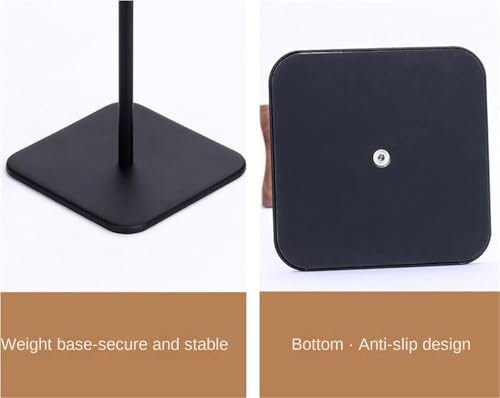 MRKU Kopfhörerständer, Headset-Haken, kreatives Schreibtischregal aus Holz, kompatibel mit Gaming Bild 4