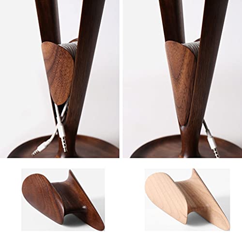 MRKU Kopfhörerständer mit Haken und Aufhänger aus Massivholz für den Schreibtisch, 26,5 cm (10,43 Zoll) Bild 4