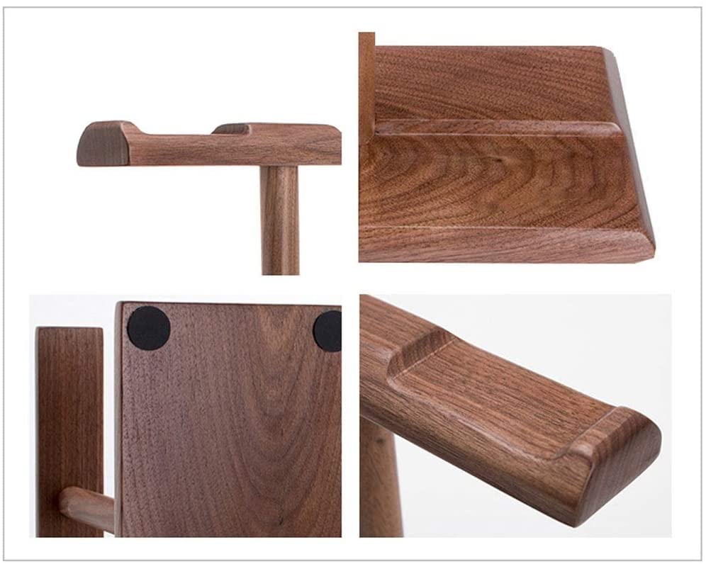MRKU Kopfhörerständer, Headset-Haken, Schreibtisch-Design, universelle Halterung aus Massivholz zum Aufhängen Bild 4