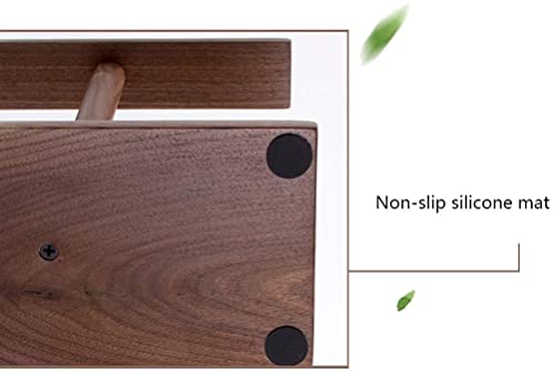 MRKU Kopfhörerständer, Headset-Haken, Schreibtisch-Design, universelle Halterung aus Massivholz zum Aufhängen Bild 5