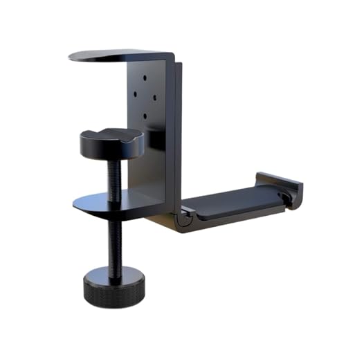 MRKU Kopfhörerständer, Headset-Haken, Aufhänger, faltbar, Aluminium, für Schreibtisch oder unter dem Tisch Bild 1