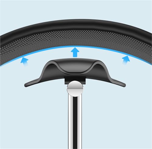 MRKU Kopfhörerständer, Headset-Haken, Schreibtischaufhänger, 2 Stück, gebogen, für alle Bluetooth-Kopfhörer Bild 7