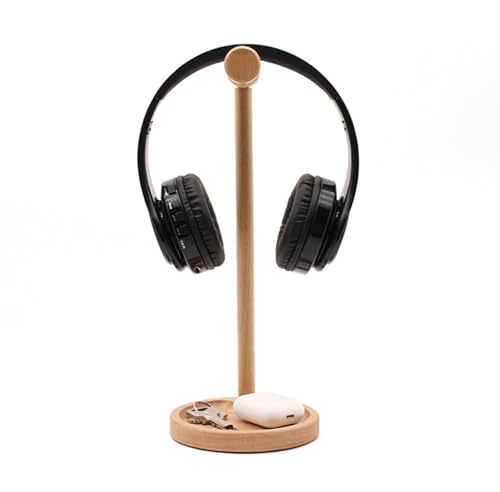 MRKU Kopfhörerständer, Headset-Haken, Tischständer aus Holz, vertikal, universell einsetzbar Bild 3