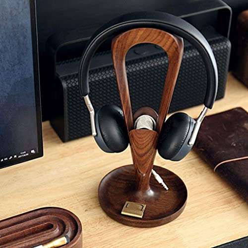 MRKU Kopfhörerständer, Headset-Haken, Tischaufwickler aus Holz, praktisches Universal-Gerätezubehör, Geschenkidee Bild 5