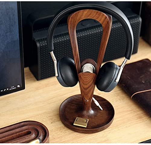 MRKU Kopfhörerständer, Headset-Haken, Tischaufwickler aus Holz, praktisches Universal-Gerätezubehör, Geschenkidee Bild 7