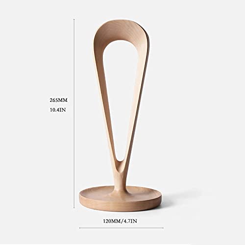 MRKU Kopfhörerständer, Headset-Haken, Aufhänger, kreativ, handgefertigt aus Holz, für den Schreibtisch. Bild 3