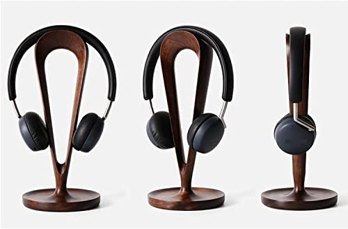 MRKU Kopfhörerständer, Headset-Haken, Aufhänger, kreativ, handgefertigt aus Holz, für den Schreibtisch. Bild 5