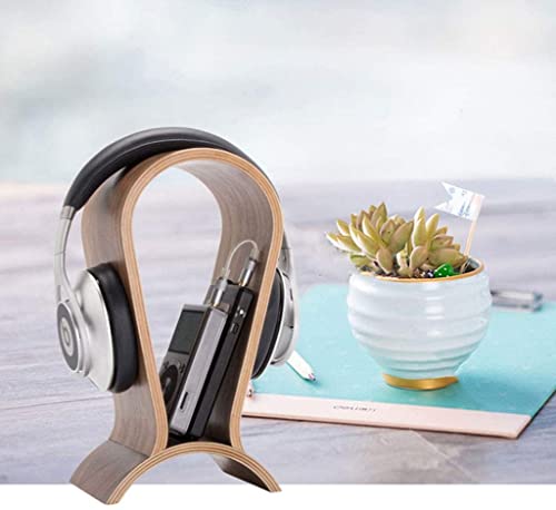 MRKU Kopfhörerständer, Headset-Haken, Tischaufhänger aus Massivholz, Kopfhalterung, Hängedisplay für Kopfhörer Bild 7