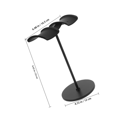 PRETYZOOM 2 Stück Praktischer Gaming Kopfhörerhalter aus Kunststoff für Schreibtisch Bequeme und Stabile Headset Halterung für Hotels und Arbeitszimmer Bild 2