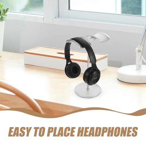 PRETYZOOM 2 Stück Praktischer Gaming Kopfhörerhalter aus Kunststoff für Schreibtisch Bequeme und Stabile Headset Halterung für Hotels und Arbeitszimmer Bild 3