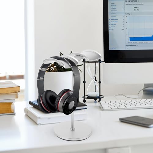 PRETYZOOM 2 Stück Praktischer Gaming Kopfhörerhalter aus Kunststoff für Schreibtisch Bequeme und Stabile Headset Halterung für Hotels und Arbeitszimmer Bild 6