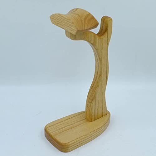 MRKU Kopfhörerständer, Headset-Haken, Aufhänger, handgefertigter Kopfhörerhalter, Spieletischzubehör, multifunktional, schlicht, aus Massivholz Bild 4