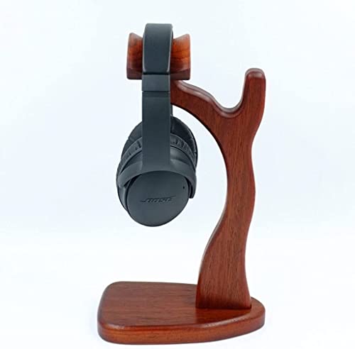 MRKU Kopfhörerständer, Headset-Haken, Aufhänger, handgefertigter Kopfhörerhalter, Spieletischzubehör, multifunktional, schlicht, aus Massivholz Bild 5