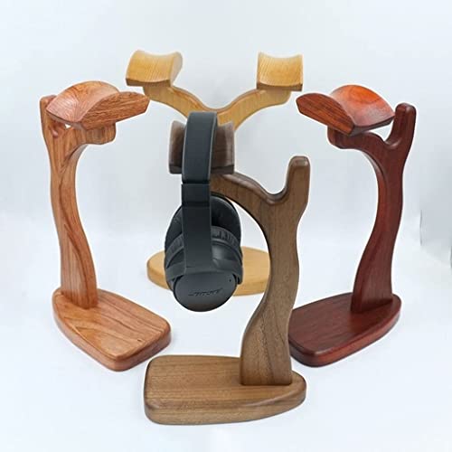 MRKU Kopfhörerständer, Headset-Haken, Aufhänger, handgefertigter Kopfhörerhalter, Spieletischzubehör, multifunktional, schlicht, aus Massivholz Bild 6
