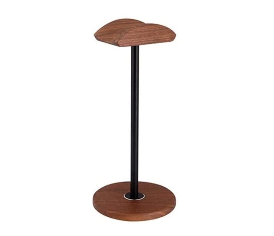 MRKU Kopfhörerständer mit Haken, universell einsetzbar, modisches Design, aus Holz und Aluminiumlegierung, ideal für Gaming Bild 1