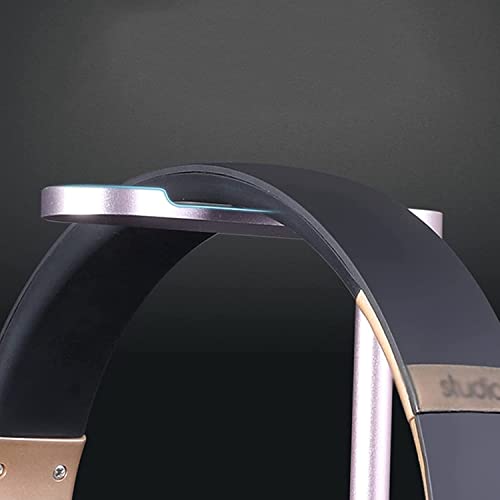 MRKU Kopfhörerständer, Headset-Haken, Tischhalterung aus Aluminiumlegierung, Aufbewahrungshalterung für Kopfhörer, Gaming-Schreibtischzubehör Bild 4