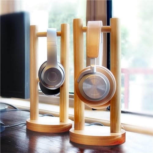 MRKU Kopfhörerständer, Headset-Haken, universeller, Abnehmbarer Ständer aus Holz für Gaming-Schreibtische Bild 2