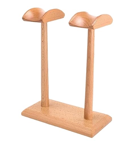 MRKU Kopfhörerständer, Headset-Haken, Tischaufhänger aus Holz, binaurales Display Bild 1