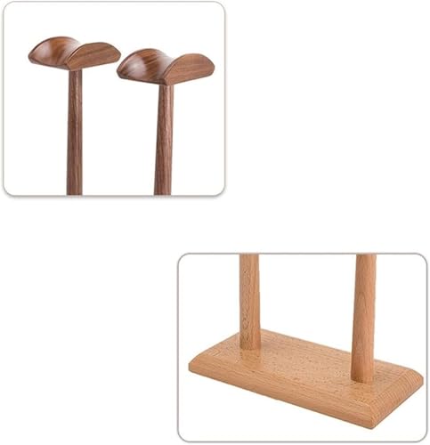 MRKU Kopfhörerständer, Headset-Haken, Tischaufhänger aus Holz, binaurales Display Bild 5