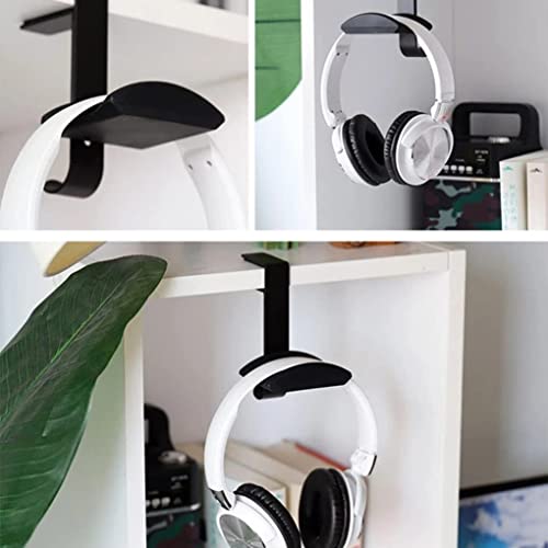 MRKU Kopfhörerständer, Headset-Haken, Tischhalterung, universelle Gaming-Halterung, platzsparendes Gaming-Schreibtischzubehör Bild 2