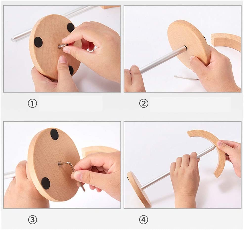 MRKU Kopfhörerständer, Headset-Haken, Aufhänger, Schreibtischregal aus Holz oder Aluminium, universell einsetzbar Bild 7
