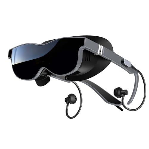 Sorandy Intelligente 3D-Brille, VR-Headset mit 1920 X 1080-Displays, 70 Weitem Sichtfeld, +2D Bis -6D Dioptrienanpassung, Daten- und Ladedurchgang für Privates Kino-Gaming Bild 4