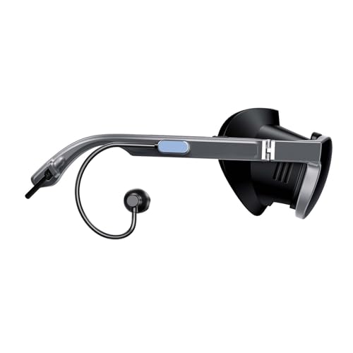Sorandy Intelligente 3D-Brille, VR-Headset mit 1920 X 1080-Displays, 70 Weitem Sichtfeld, +2D Bis -6D Dioptrienanpassung, Daten- und Ladedurchgang für Privates Kino-Gaming Bild 5