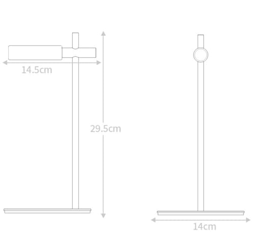 MRKU Kopfhörerständer, Headset-Haken, Tischhalterung, Aluminium, für PC-Gaming Bild 2