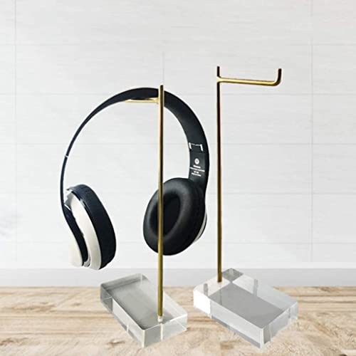 MRKU Kopfhörerständer, Headset-Haken, Tischhalterung, Acryl-Displayhalterung für Gaming-Kopfhörer (Over-Ear) Bild 2