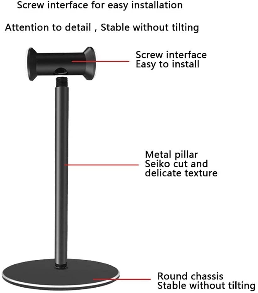 MRKU Kopfhörerständer, Headset-Haken, Tischablage, kreative multifunktionale Halterung aus Metall (Aluminiumlegierung) Bild 3