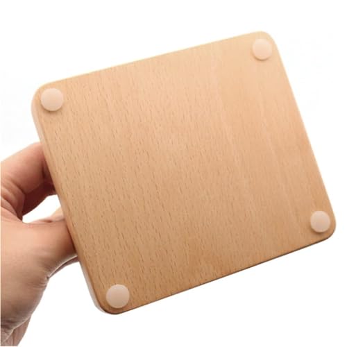 MRKU Kopfhörerständer, Headset-Haken, Tischhalterung, Buche, Holz, Universal, für Ohrhörer Bild 4